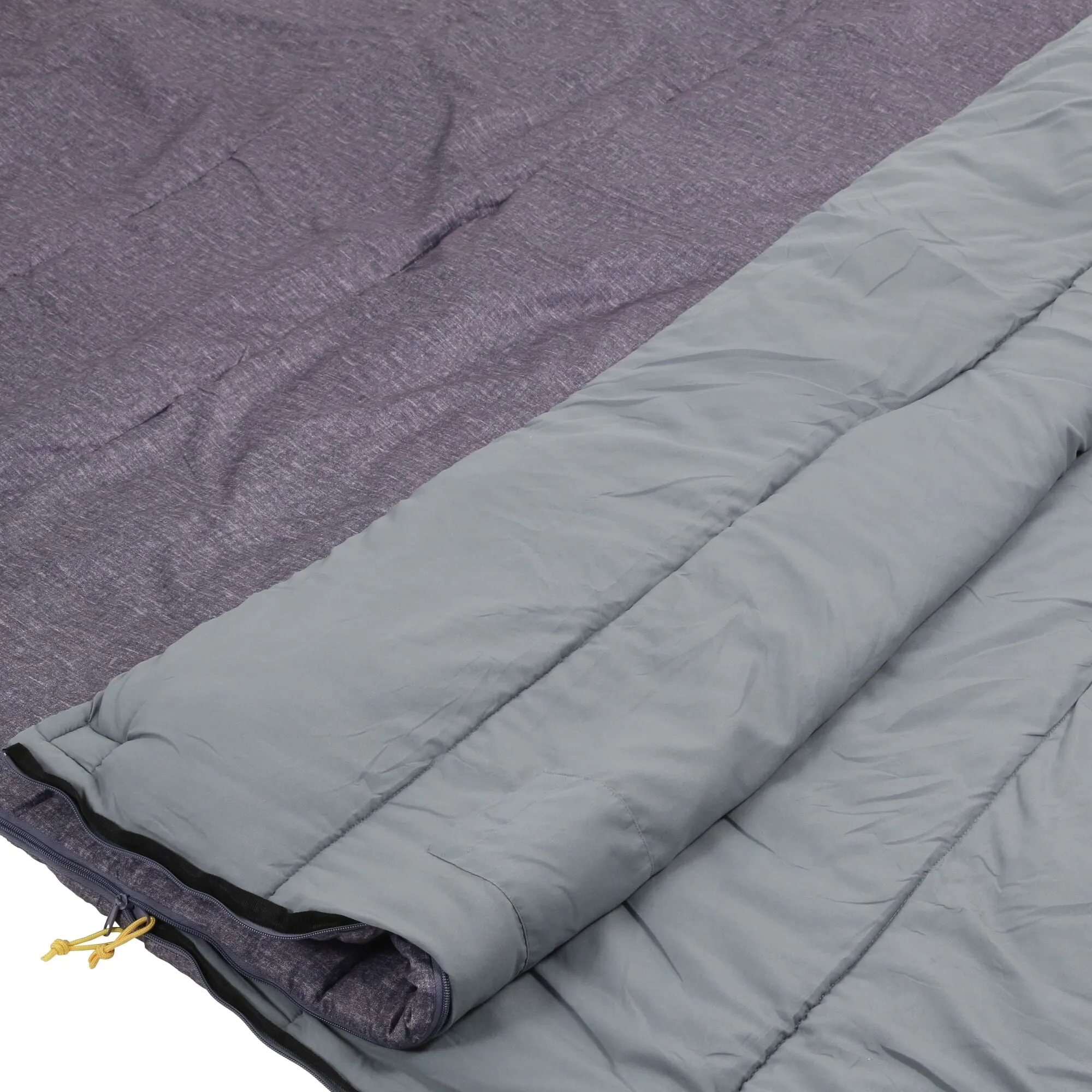 Regatta Maui Polyester Lined Double Sleeping Bag  - Grey Marl - One Size