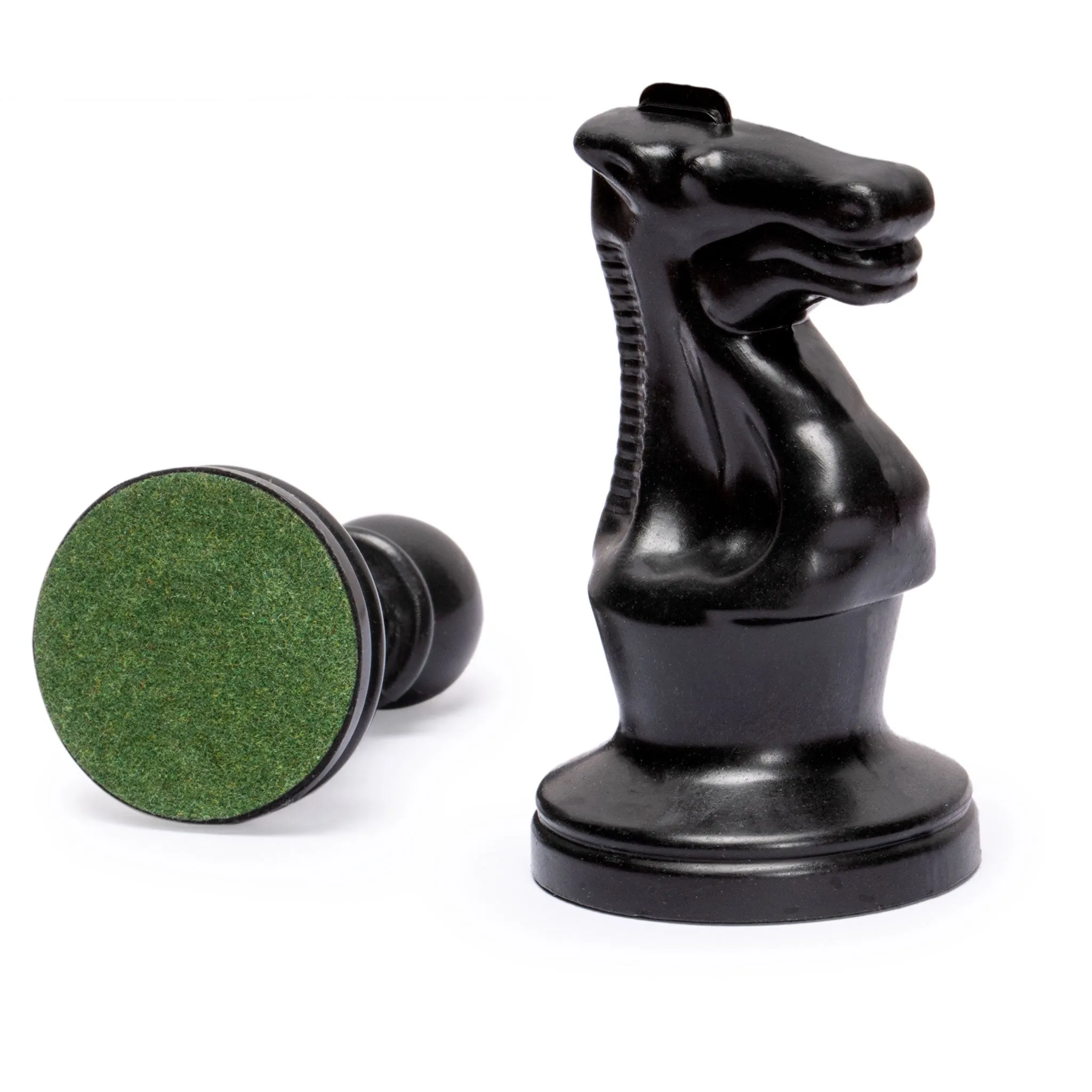 Regulation Tournament Roll-Up Staunton Chess Game Set (19.75-Inch) with Travel Bag - Green