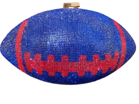 Rhinestone Football Bag by Laurine Lorraine