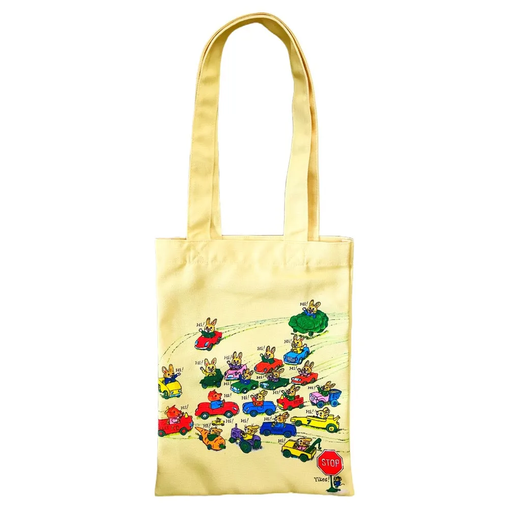 Richard Scarry Long Tote Bag · Rabbit Road Trip *Limited Edition