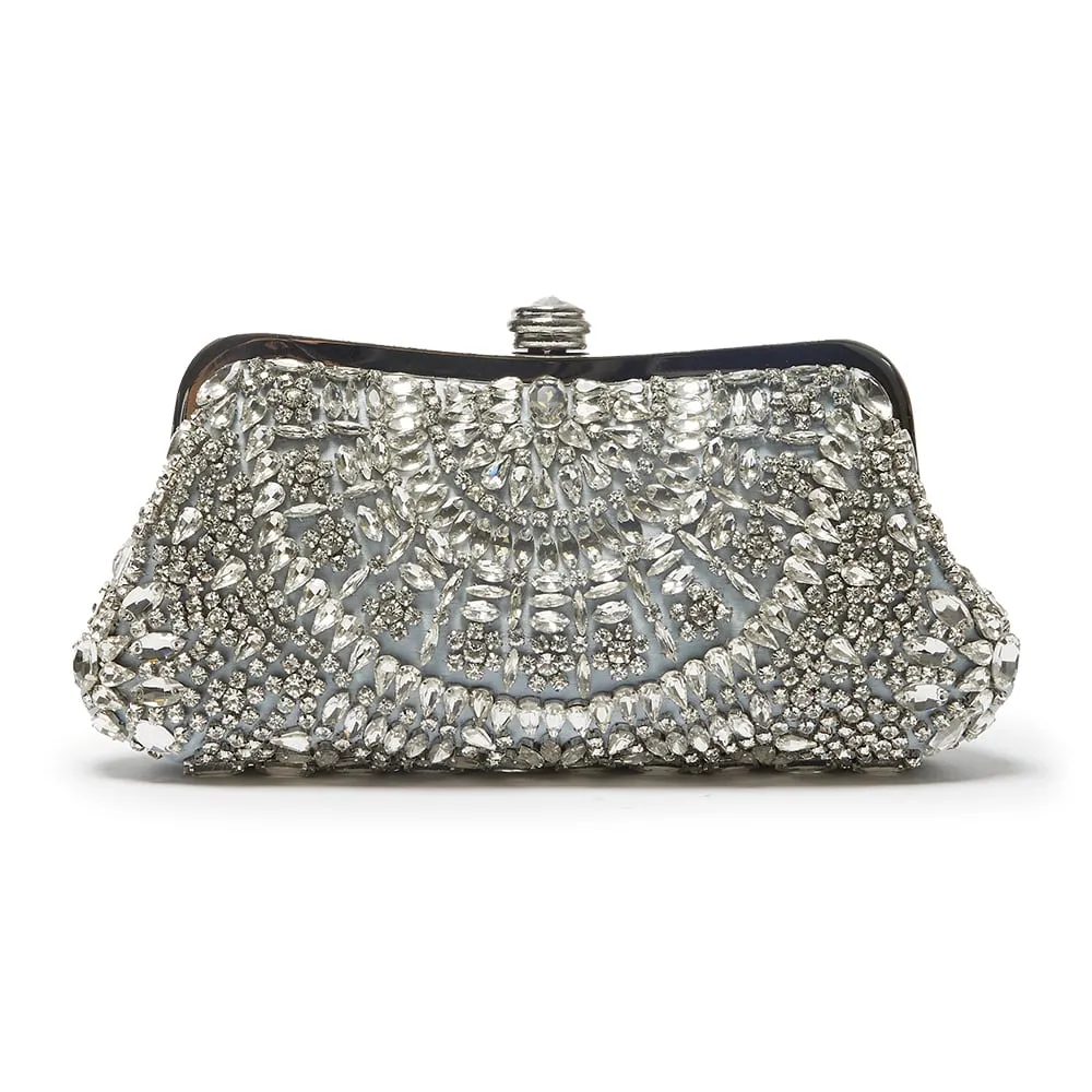 Rinna Handbag in Air Blue Crystal Sparkle