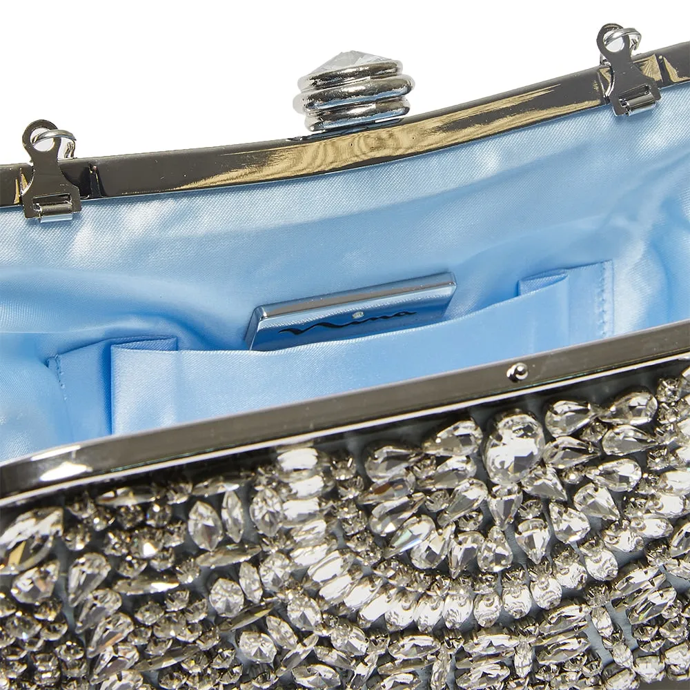 Rinna Handbag in Air Blue Crystal Sparkle