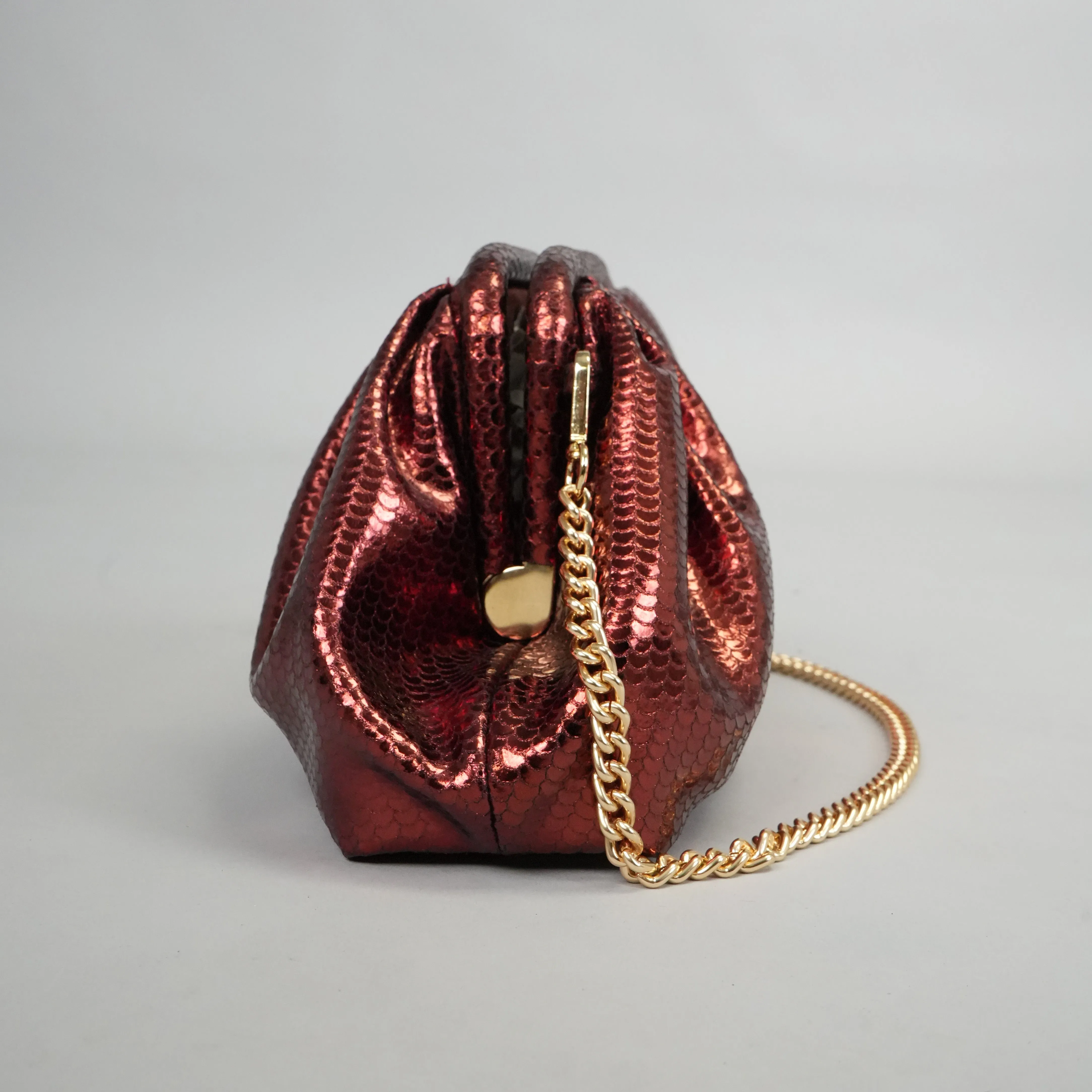 Rosa Bag - Red Metallic