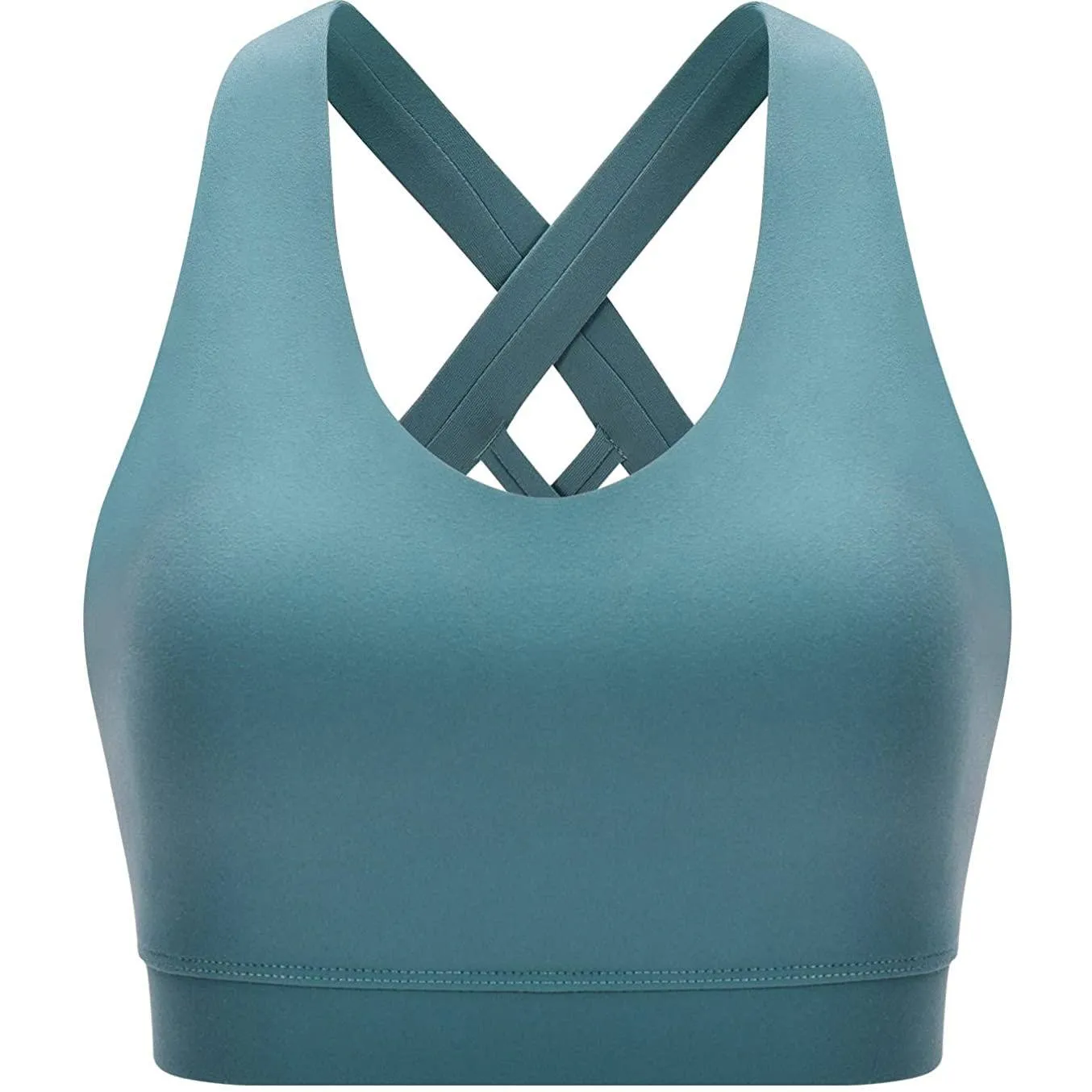 RUNNING GIRL Criss-Cross Back Padded Strappy Sports Bra