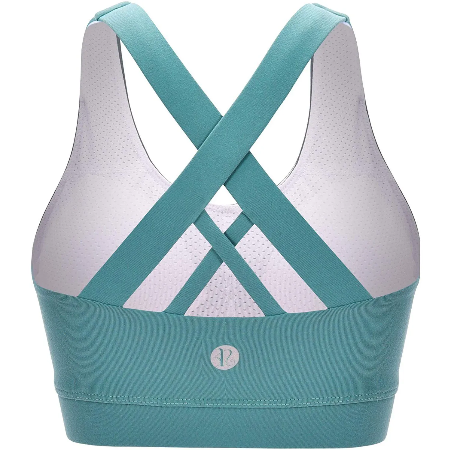 RUNNING GIRL Criss-Cross Back Padded Strappy Sports Bra