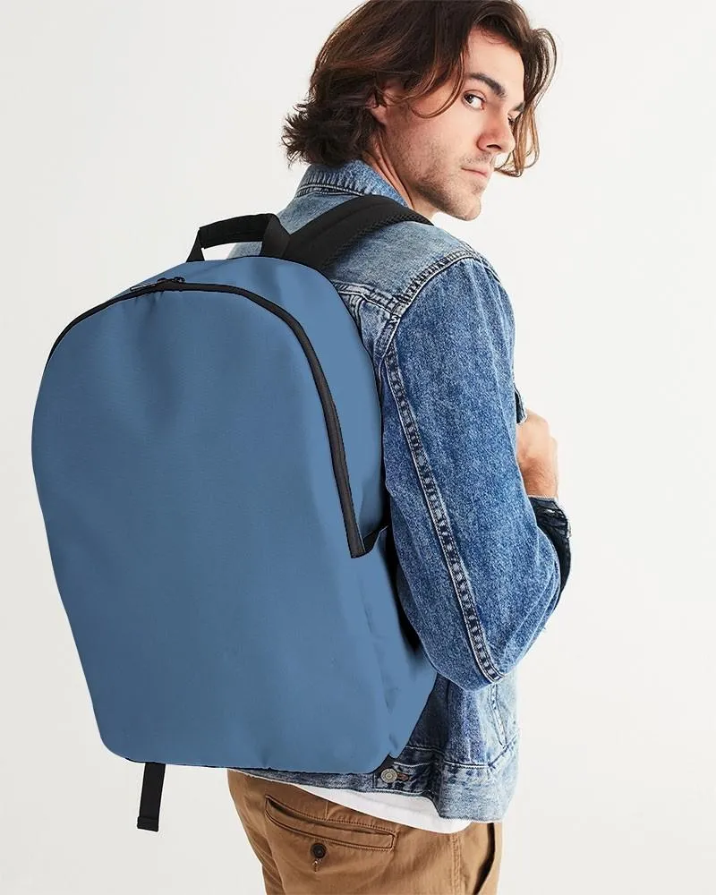 Shaded Pastel Blue Waterproof Backpack | C60M30Y0K30