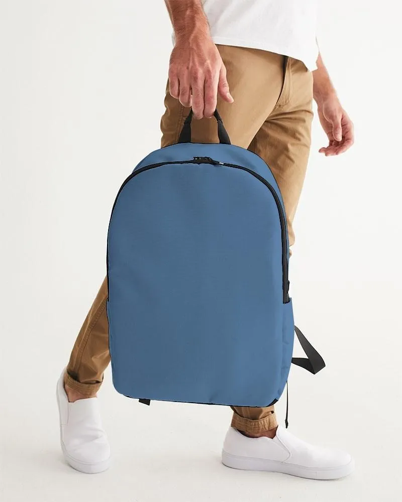 Shaded Pastel Blue Waterproof Backpack | C60M30Y0K30