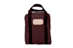 Shag Bag - Burgundy Coated Canvas