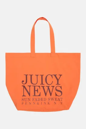 SHOPPER PRINT (MIAMI) HOT ORANGE - TANIN