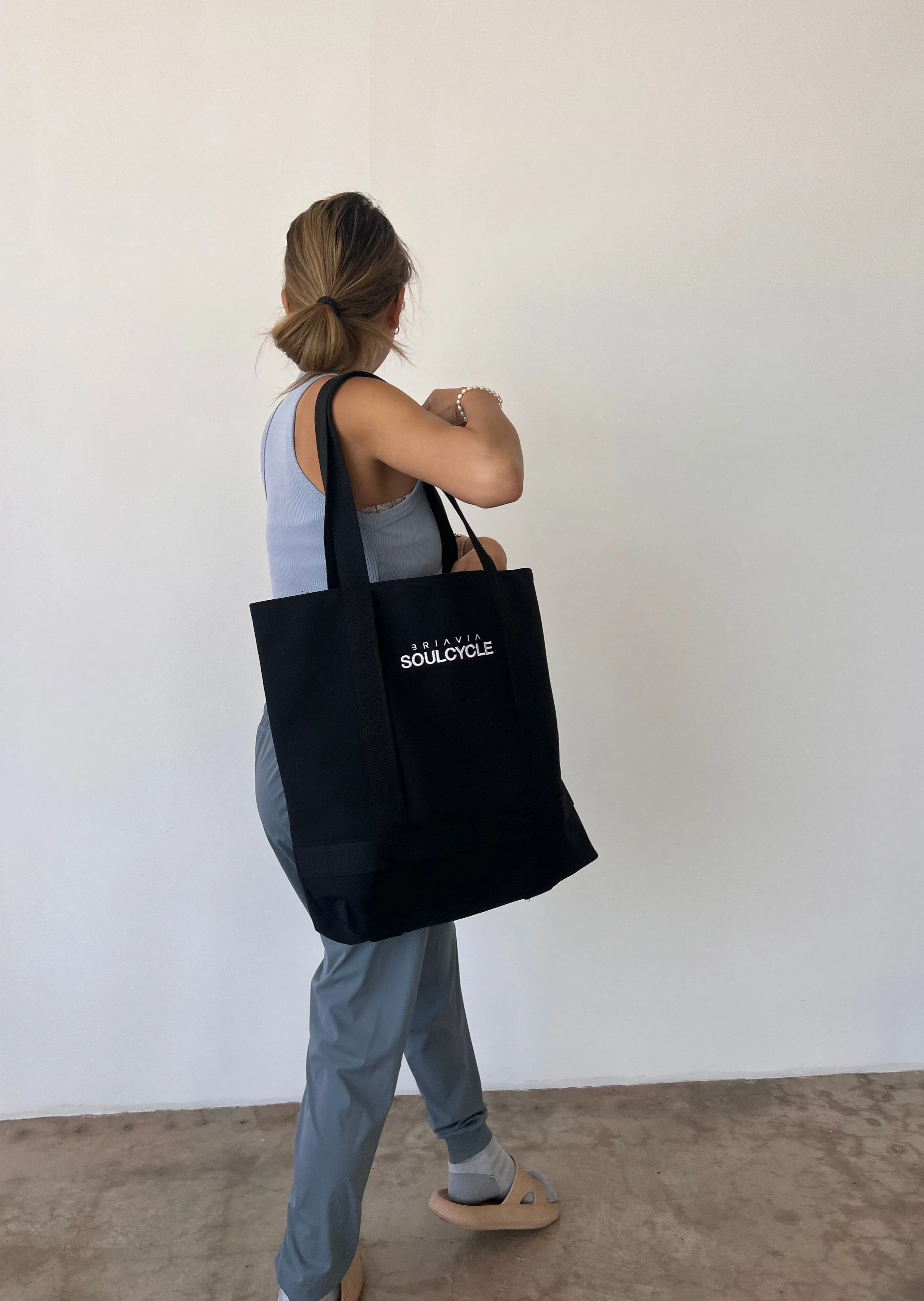 SoulCycle x Briavia Large Canvas Tote Bag