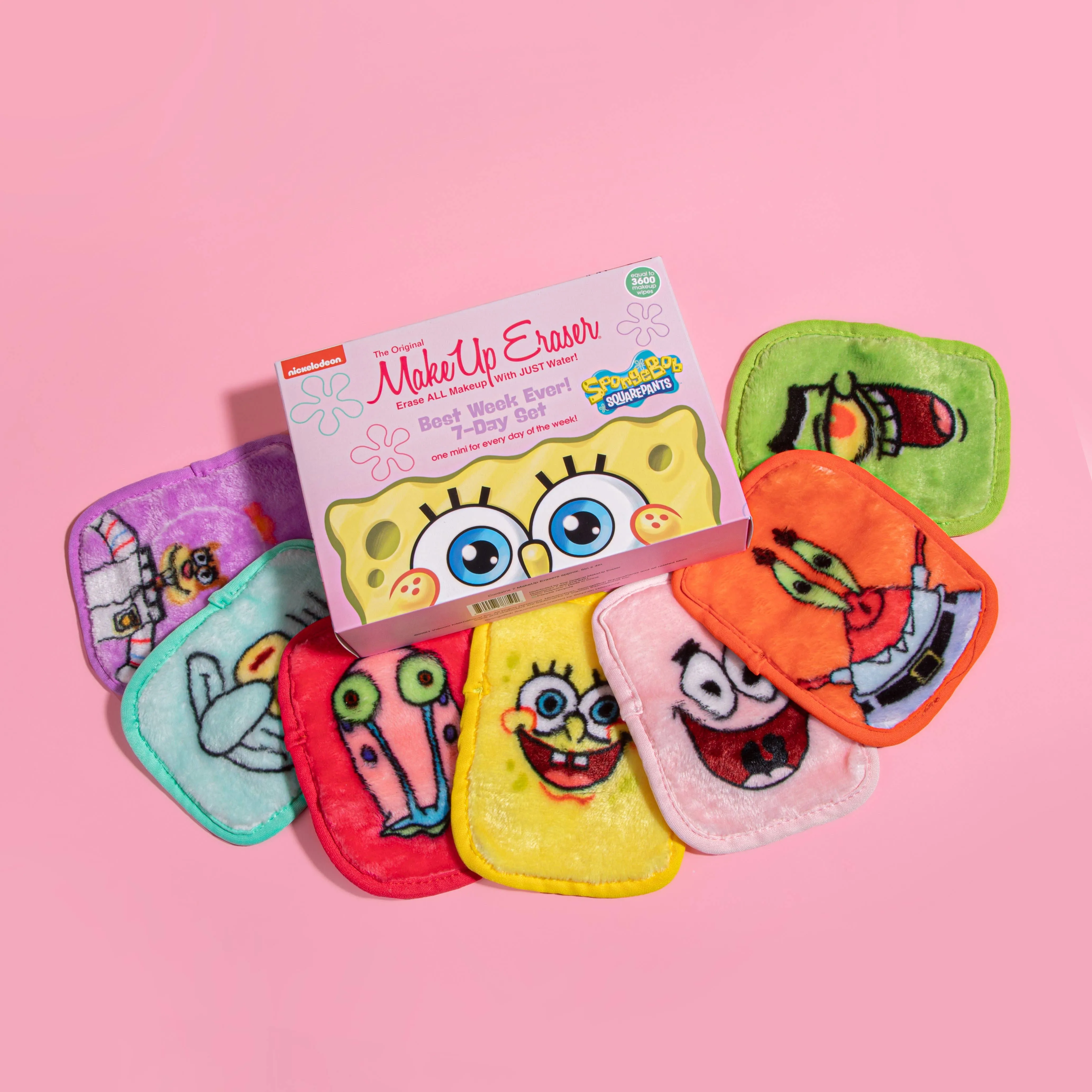 Spongebob Set- The Original Make Up Eraser- Limited Edition