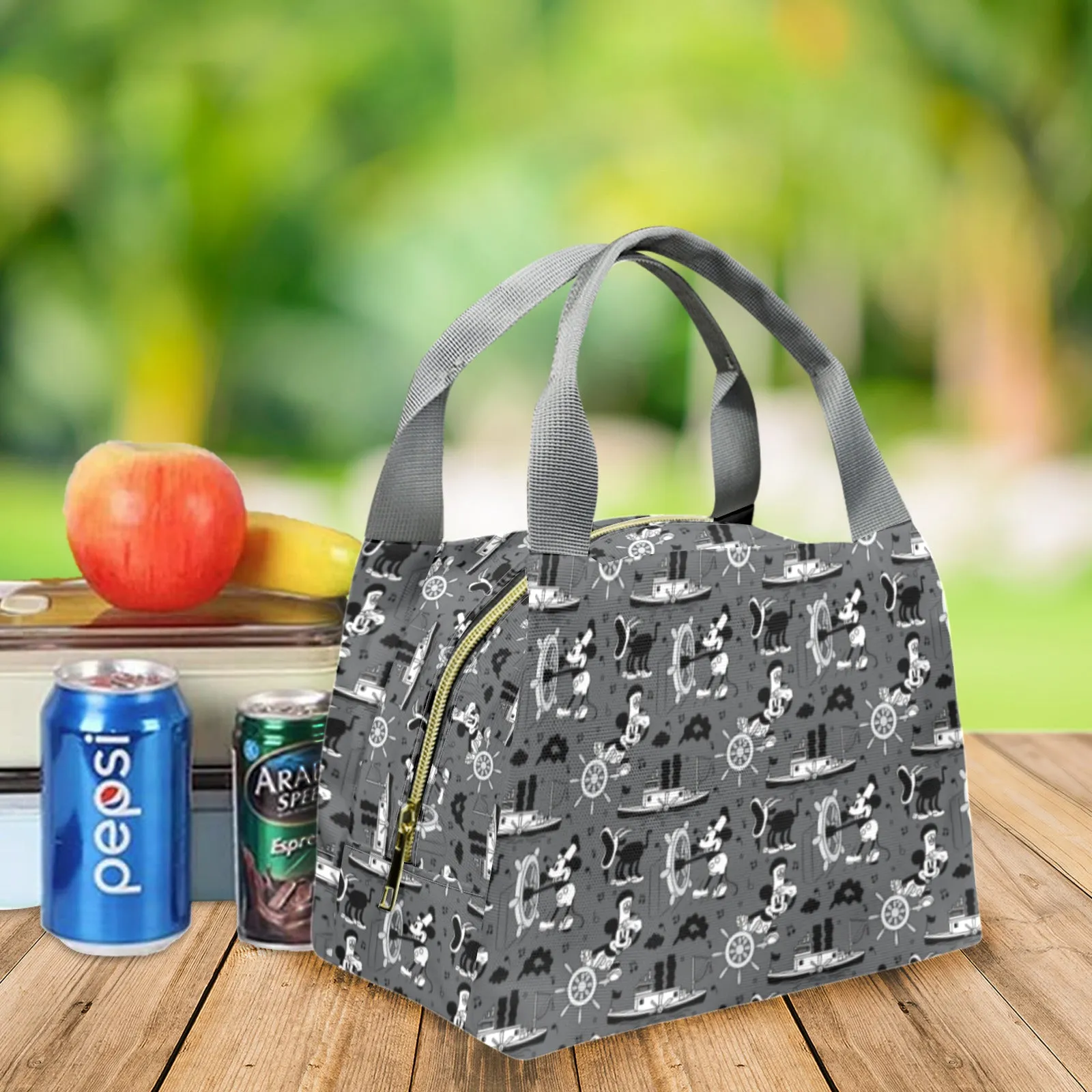 Steamboat Mickey Portable Lunch Bag