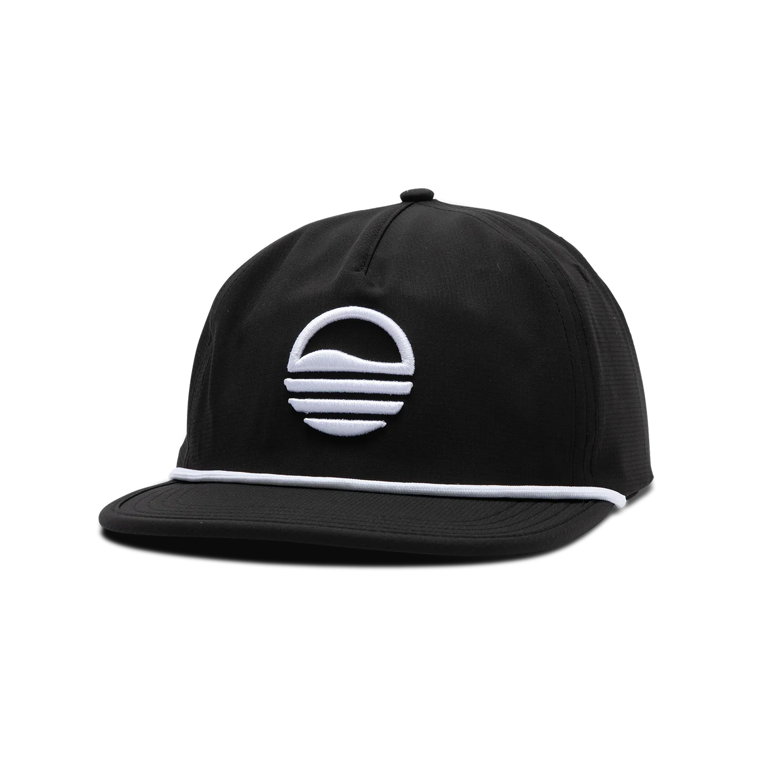 Sunday Golf Sundaze Crushable Rope Hat | Black - White