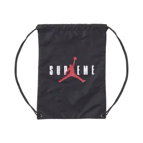 Supreme x Air Jordan Drawstring Bag Black FW24