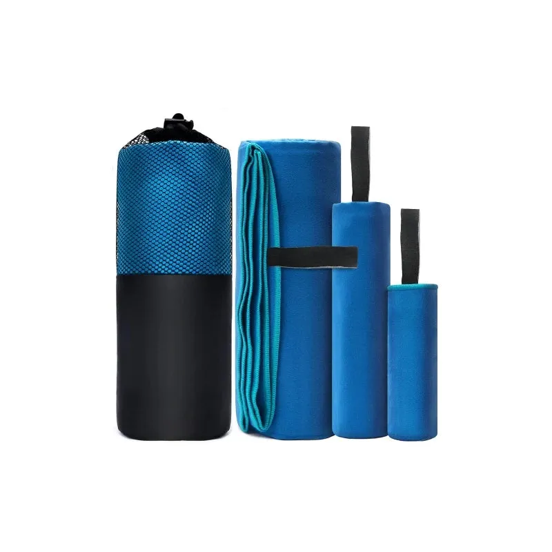 Swimming Towels With Storage Bag For Gym Fitness Yoga