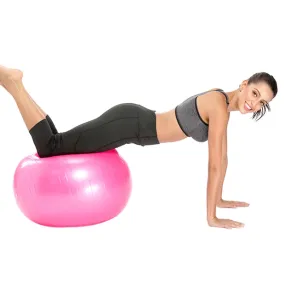 Thickening Explosion-proof Big Yoga Ball Sport Fitness Ball Environmental Pregnant Yoga Ball, Diameter: 75cm(Pink)