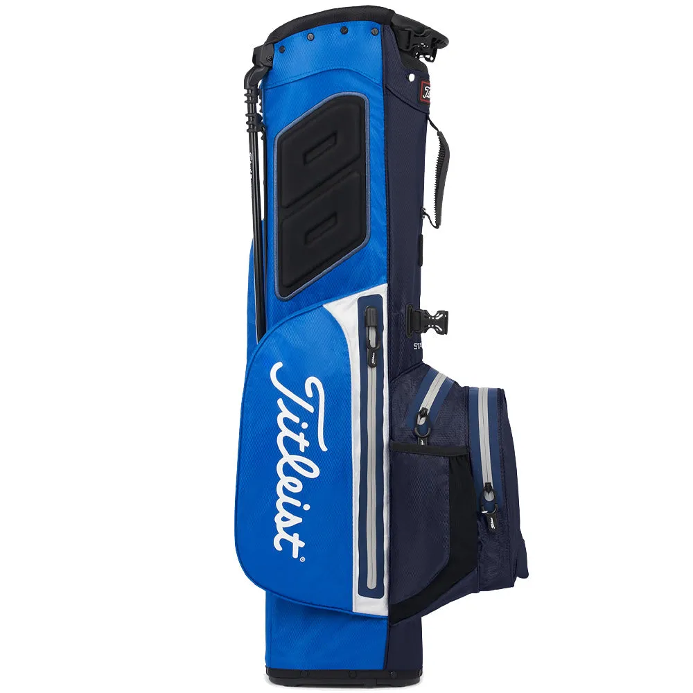 Titleist Players 4 StaDry Waterproof Stand Bag - Royal/Navy/White