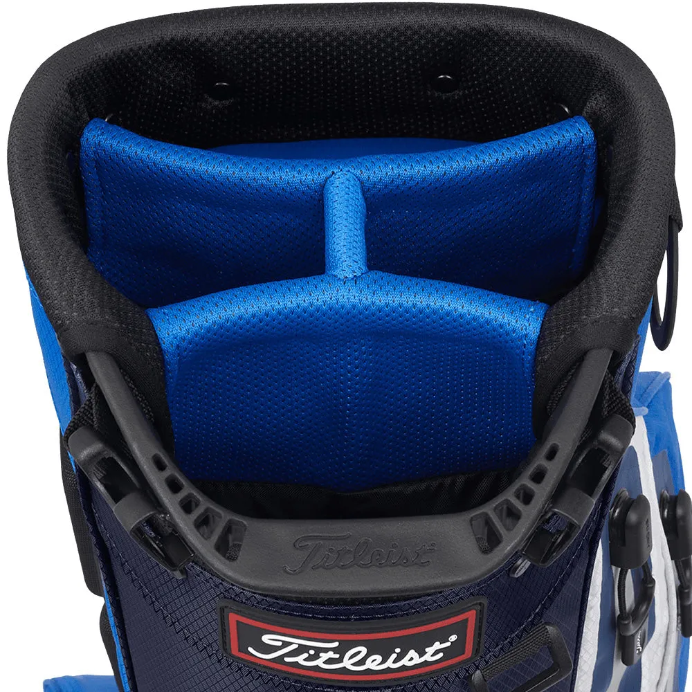 Titleist Players 4 StaDry Waterproof Stand Bag - Royal/Navy/White