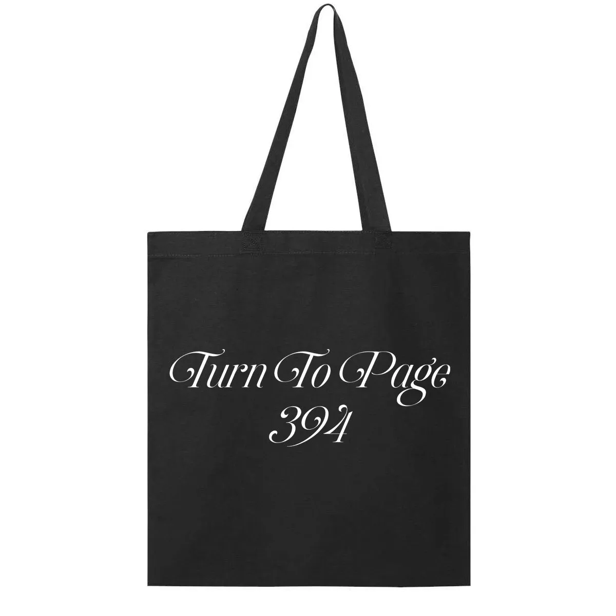 Turn To Page 394 - Tote / Black