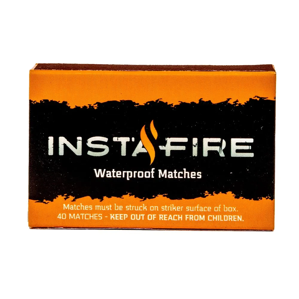 Waterproof Matches (4-pack of matchboxes) by InstaFire