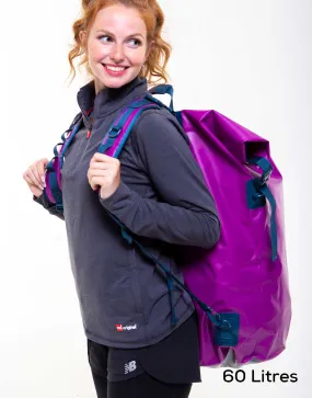 Waterproof Roll Top Dry Bag Backpack - Venture Purple