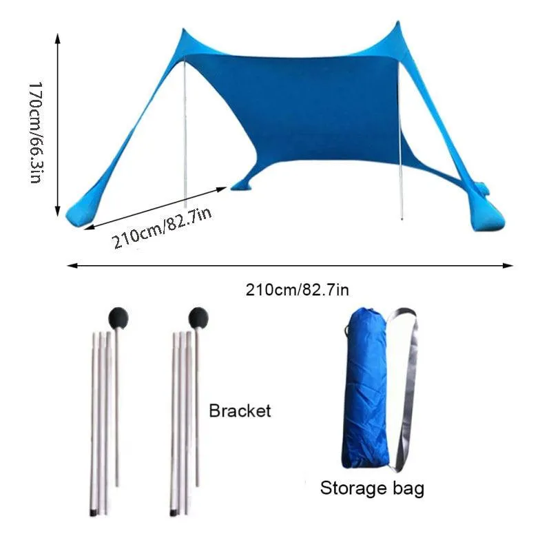 Waterproof Sun Shelter Sunshade Beach Camping Awning Outdoor