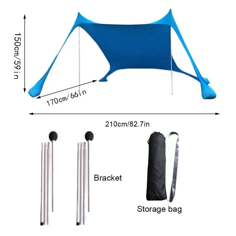 Waterproof Sun Shelter Sunshade Beach Camping Awning Outdoor