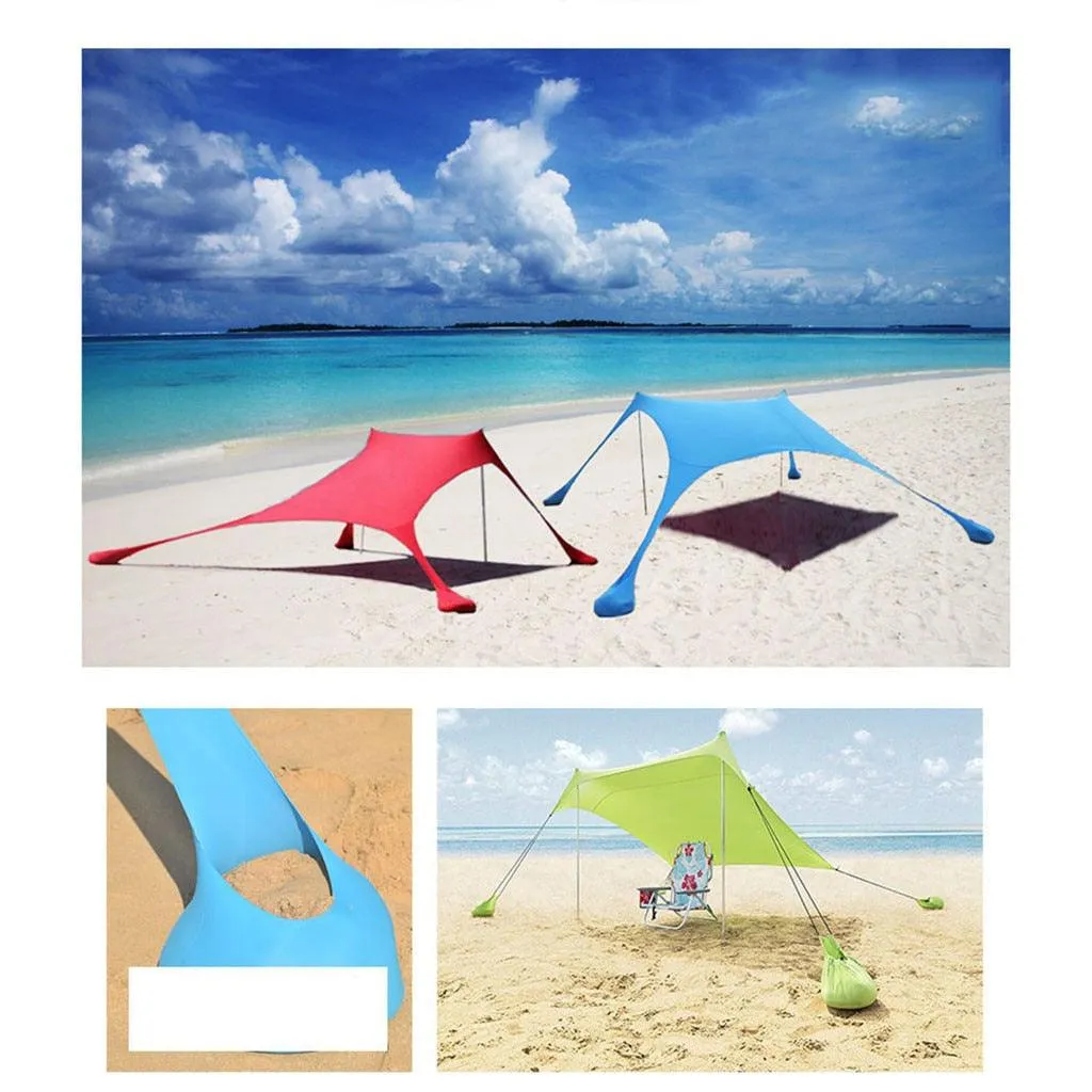 Waterproof Sun Shelter Sunshade Beach Camping Awning Outdoor