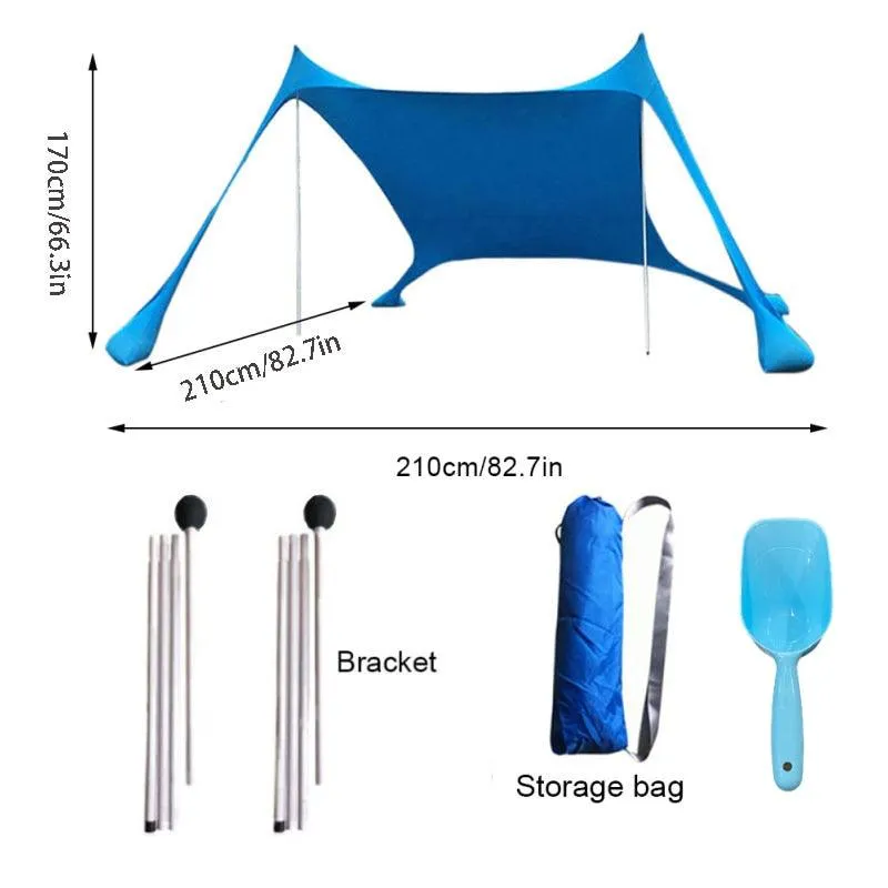 Waterproof Sun Shelter Sunshade Beach Camping Awning Outdoor