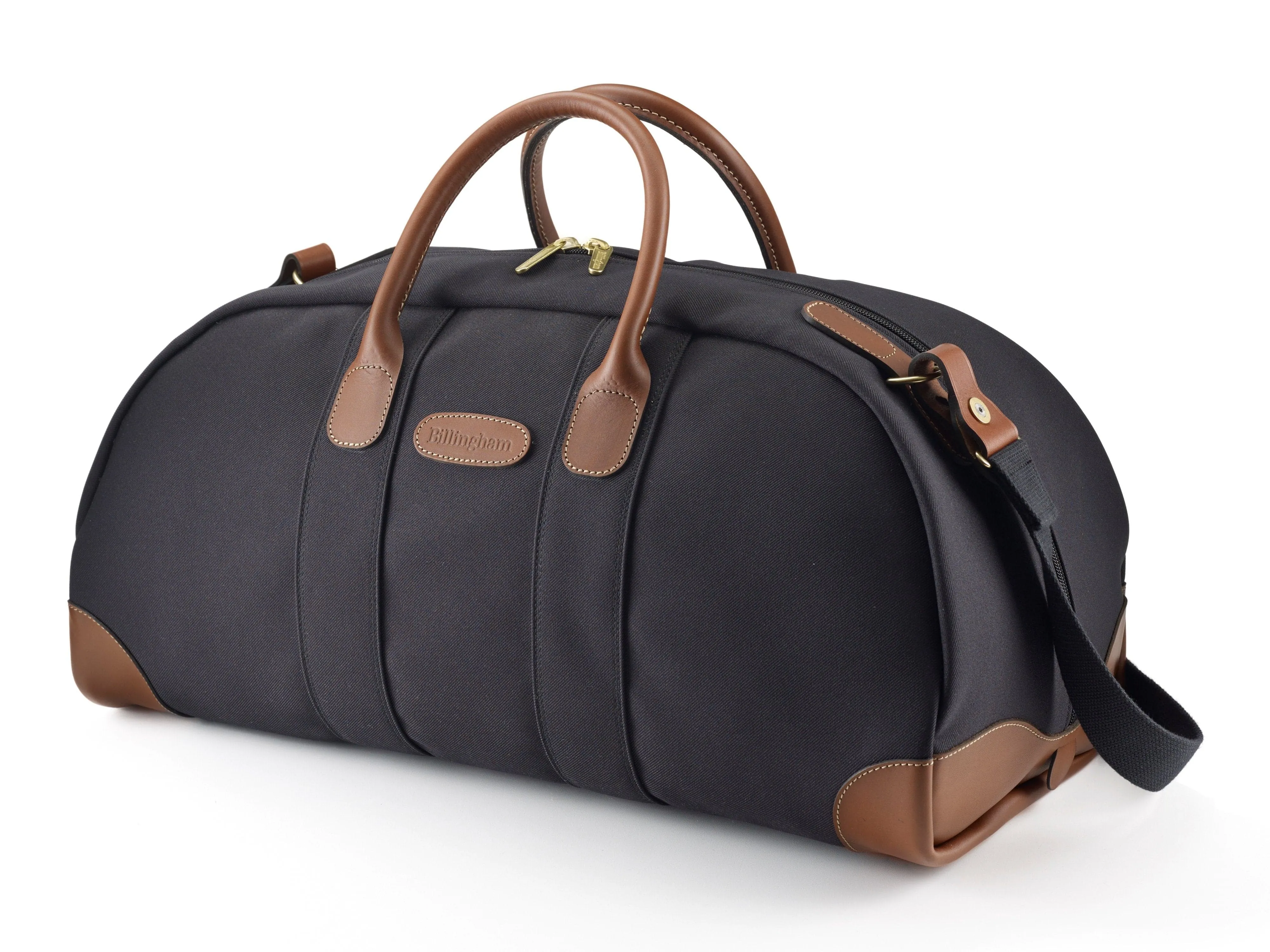 Weekender Bag - Black FibreNyte / Tan Leather