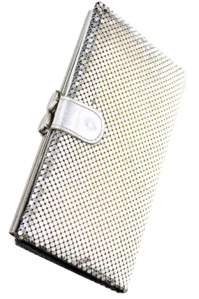 Whiting & Davis Silver Mesh Vintage Wallet