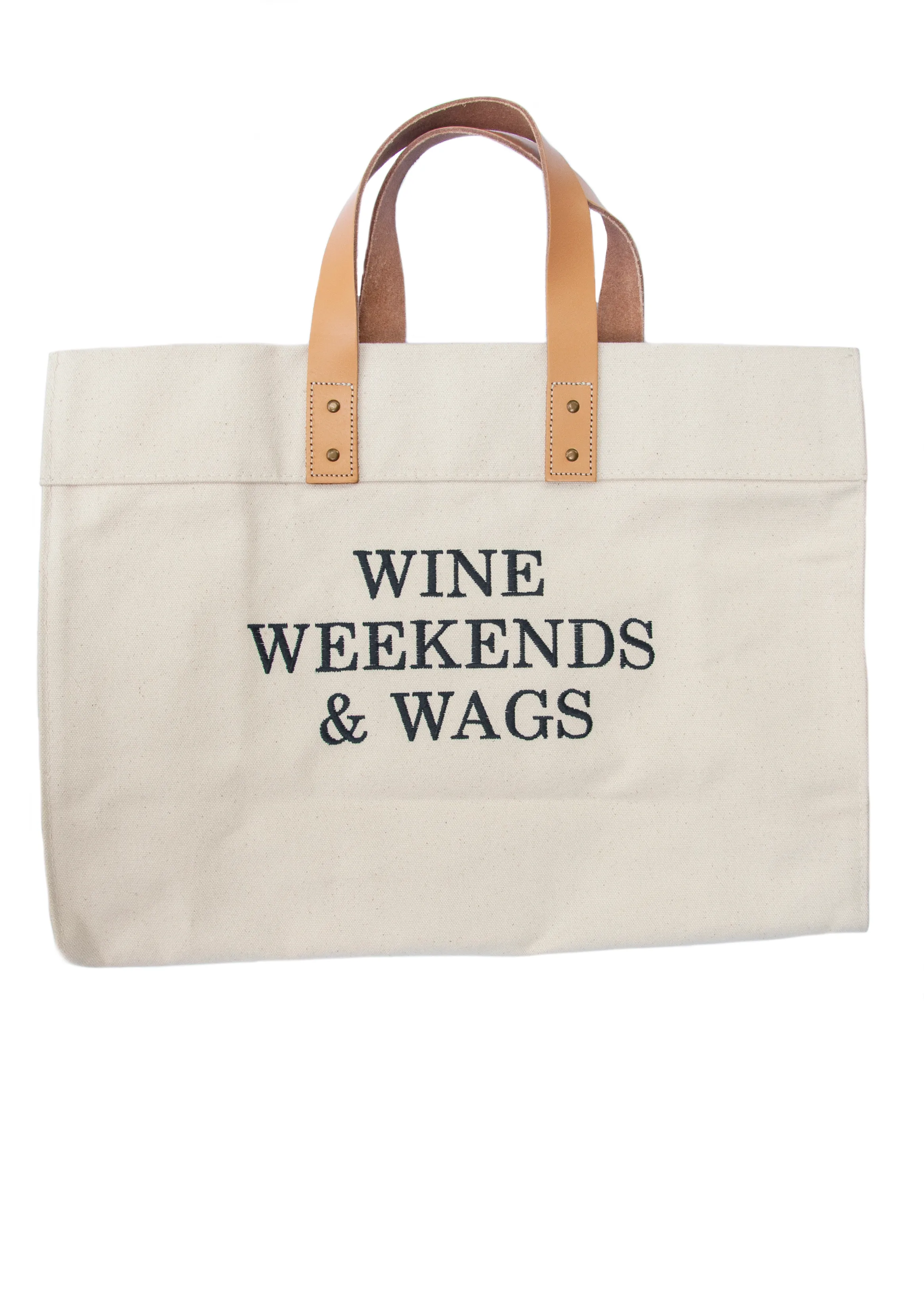 Wine, Weekends & Wags Tote Bag - Three Styles!