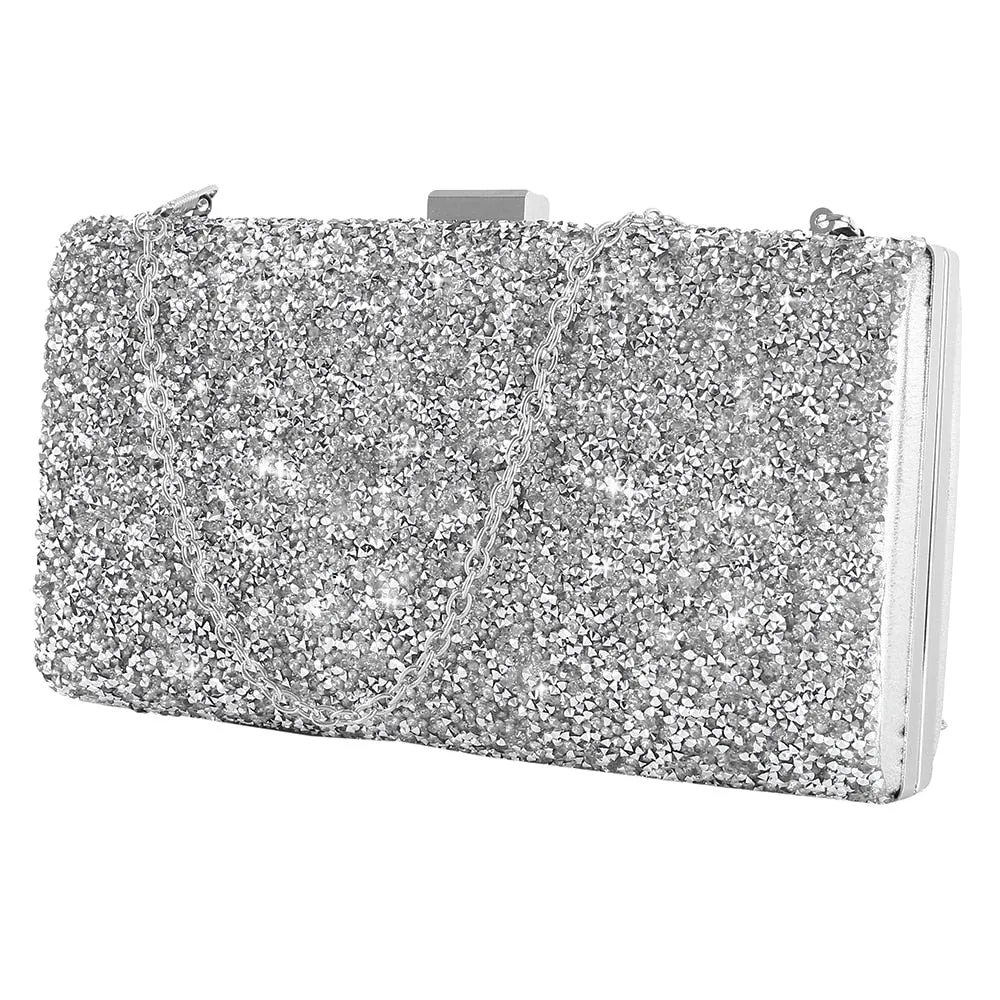 Women Evening Clutch bag Women Diamond Rhinestone Clutch Crystal Day