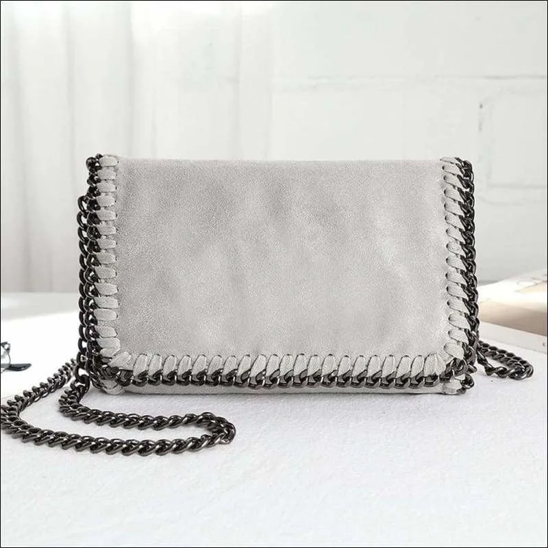 Womens Fashion Flap Shoulder Chain Bag