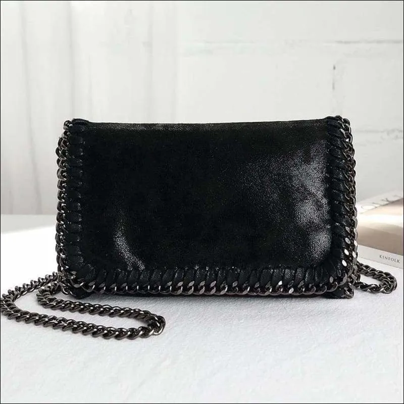 Womens Fashion Flap Shoulder Chain Bag