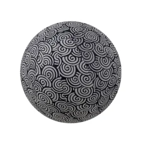 Yoga Ball Cover Size 65cm Design Black Swirl Global Groove