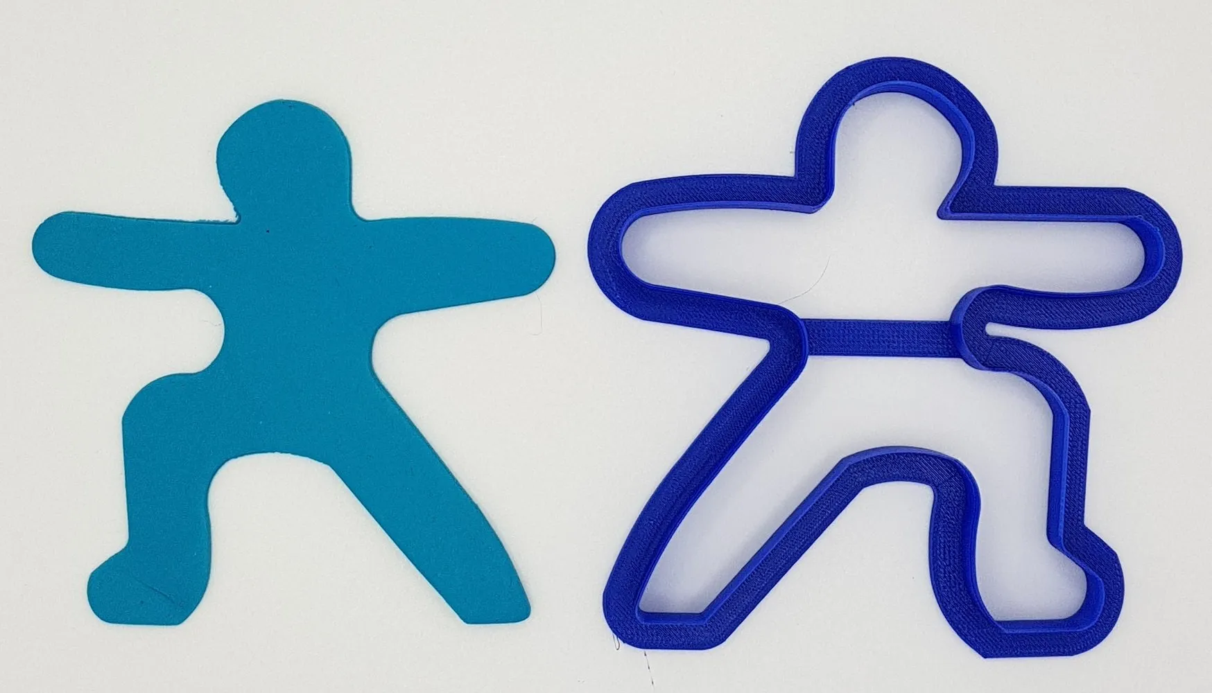 Yoga Cookie Cutter Warrior 2 12.5cm