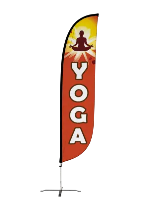 Yoga Feather Flag Red