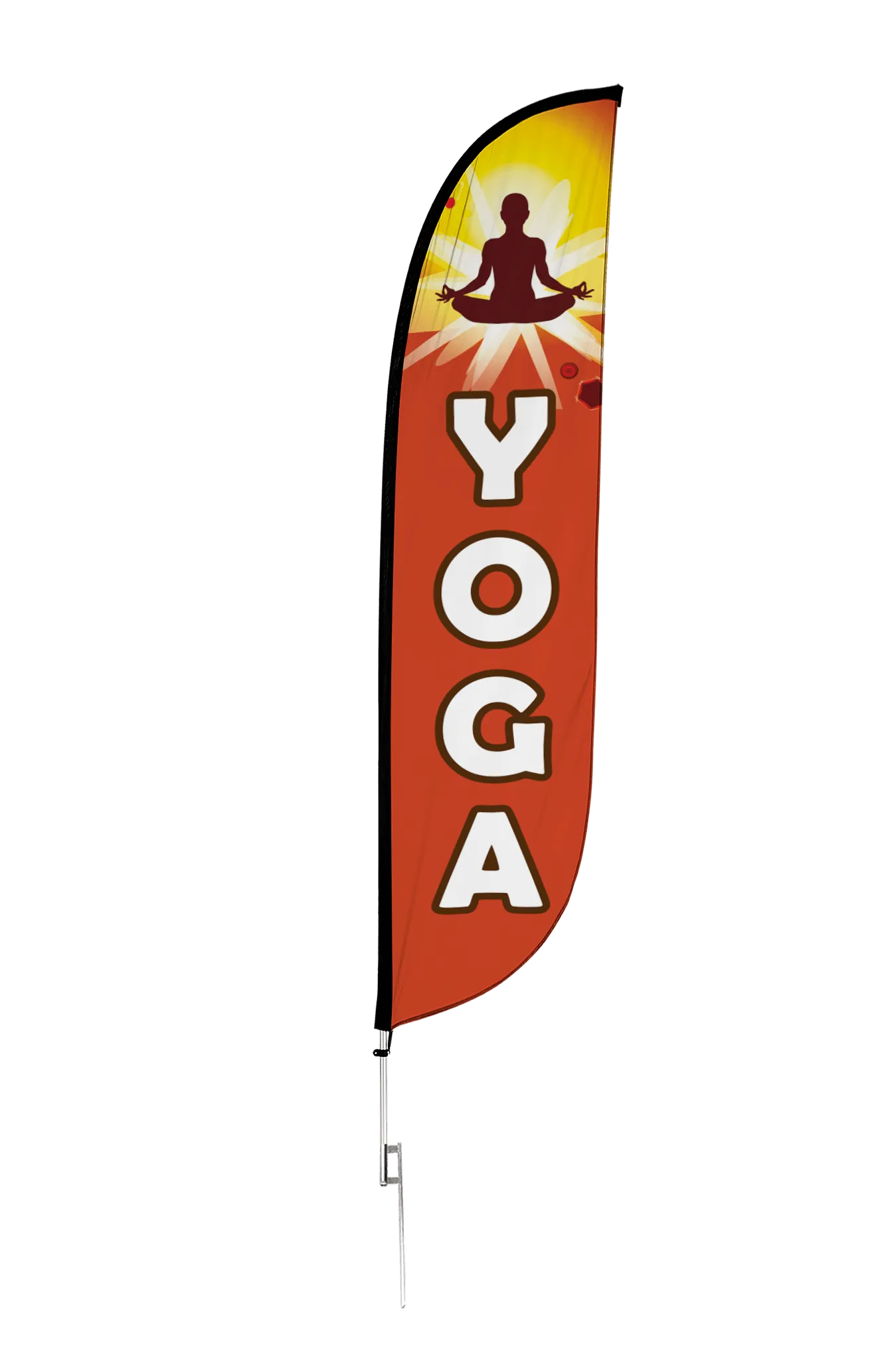 Yoga Feather Flag Red