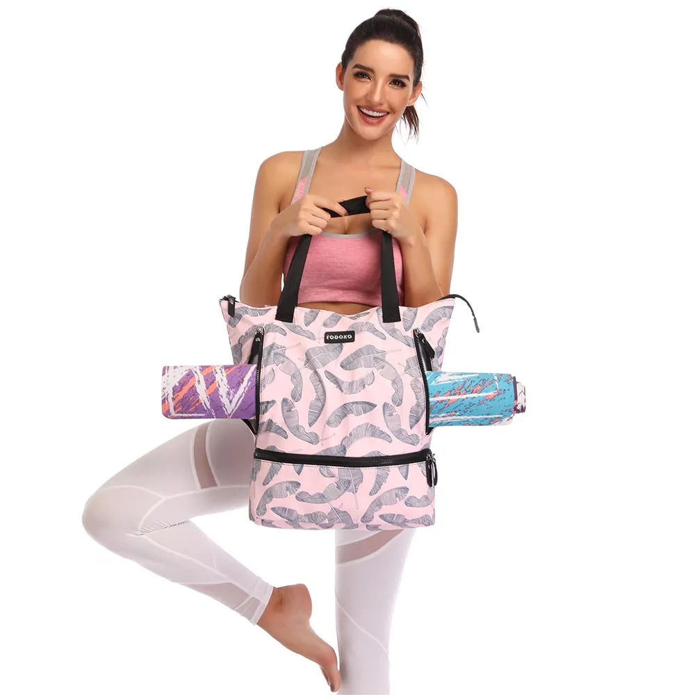 Yoga Mat Bag,Duty Cotton Shoulder-Cross-Body Yoga Mat Carry Bag,Fit Most Size Yoga towel