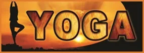 Yoga (Sunset) Vinyl Banner Sign